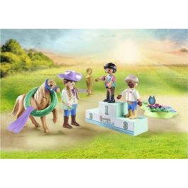 PLAYMOBIL 71495 Jinetes de ponis y saltadores