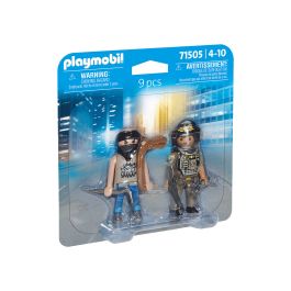 Playset Playmobil Policía Ladrón 9 Piezas
