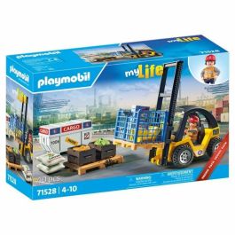 Carretilla elevadora playmobil