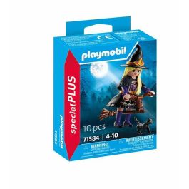 Figura bruja con gato playmobil special plus