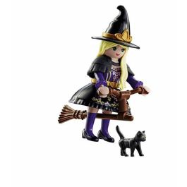 Figura bruja con gato playmobil special plus