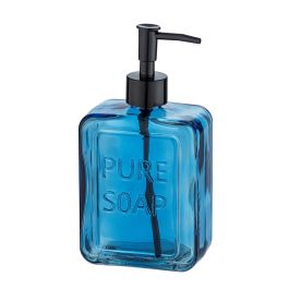 Dispensador de Jabón Wenko Pure Soap 550 ml Azul Vidrio