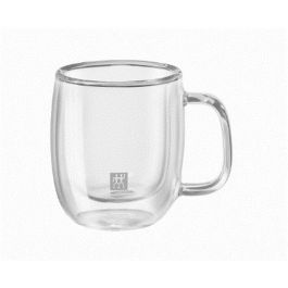 Juego de 2 Tazas de Café Zwilling 39500-110 Vidrio de Borosilicato 80 ml Transparente 2 Piezas (2 Unidades)