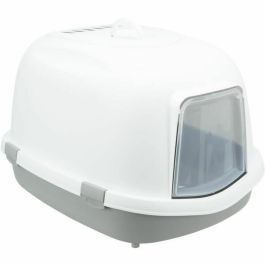 TRIXIE Caja de arena con tapa Primo Top - XXL - 56 x 47 x 71 cm - Gris y blanco - Para gatos TRIXIE Caja de arena con tapa Primo Top - XXL - 56 x 47 x 71 cm - Gris y blanco - Para gatos