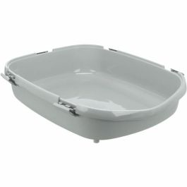 TRIXIE Caja de arena con tapa Primo Top - XXL - 56 x 47 x 71 cm - Gris y blanco - Para gatos TRIXIE Caja de arena con tapa Primo Top - XXL - 56 x 47 x 71 cm - Gris y blanco - Para gatos