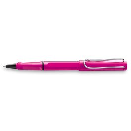 Lamy Roller Ball Safari Pink 313M Punta Media Tinta Azul Cuerpo Rosa Estuche 1 Ud