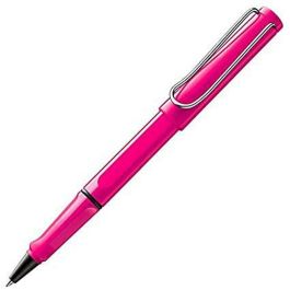 Lamy Roller Ball Safari Pink 313M Punta Media Tinta Azul Cuerpo Rosa Estuche 1 Ud