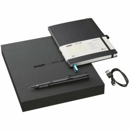 Lamy set de escritura 744 safari all black ncode + 810 digital paper notebook