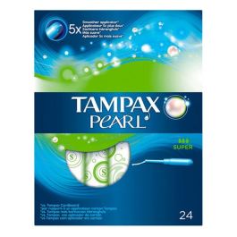 Pack de Tampones Pearl Super Tampax Tampax Pearl (24 uds) 24 uds Precio: 5.4090905. SKU: S0560877