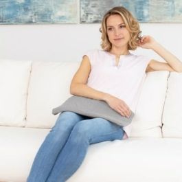 Medisana HP 605 Almohadilla Eléctrica Calefactora 40x30 cm con 4 Niveles de Temperatura y Apagado Automático, Gris