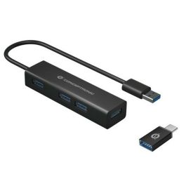 Hub USB Conceptronic Negro Precio: 15.94999978. SKU: S7808623