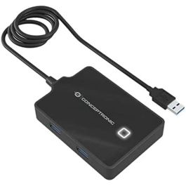 Hub USB Conceptronic 110517207101 Negro Precio: 32.064999346600004. SKU: S7810696