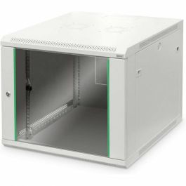 Digitus Carcasa de pared 19" Serie Dynamic Basic 9U 600x600mm. Armario rack 9U 60kg con cerradura Gris (RAL 7035)