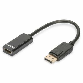 Adaptador DisplayPort a HDMI Digitus AK-340400-001-S Negro 15 cm Precio: 13.89000019. SKU: B1ED67DM4A