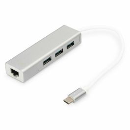 Hub USB Digitus DA-70255 Gris Blanco/Gris Plateado Precio: 30.94999952. SKU: B1494WWHGW