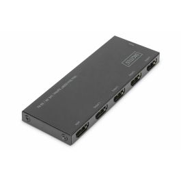Digitus Divisor HDMI Ultra Slim 1x4 4K Ultra HD 60 Hz Negro Plug and Play