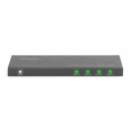 Digitus Divisor HDMI Ultra Slim 1x4 4K Ultra HD 60 Hz Negro Plug and Play