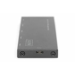 Digitus Divisor HDMI Ultra Slim 1x4 4K Ultra HD 60 Hz Negro Plug and Play