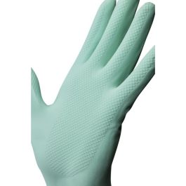 Guantes Desechables Vileda 167395 L Verde Algodón Látex Guantes Desechables Vileda 167395 L Verde Algodón Látex