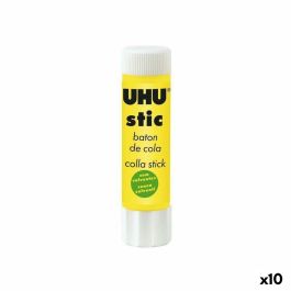 Pegamento de barra UHU 12 Piezas 21 g (10 Unidades)