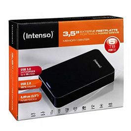 Disco Duro Externo INTENSO 6031514 3.5" USB 3.0 6 TB Negro