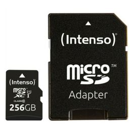 Tarjeta de Memoria Micro SD con Adaptador INTENSO 256 GB