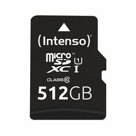 Tarjeta de Memoria Micro SD con Adaptador INTENSO 3423493 512 GB 45 MB/s 512 GB