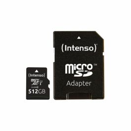 Tarjeta de Memoria Micro SD con Adaptador INTENSO 3423493 512 GB 45 MB/s 512 GB