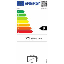 Monitor AOC 24B2XDAM 23,8" 75 Hz WLED LED VA Flicker free 240 Hz