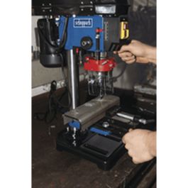 SCHEPPACH - Taladro de columna 16 mm 500W con láser cruzado y tornillo incluido - DP16VLS