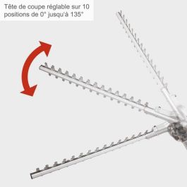 Cortasetos eléctrico telescópico - Scheppach - ETHT1000