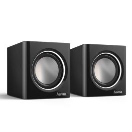 Altavoces PC Hama Sonic Mobil 185 Negro/Plateado