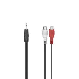 Cable Audio Jack a 2 RCA Hama 00205185 0,1 m Negro Cable Audio Jack a 2 RCA Hama 00205185 0,1 m Negro