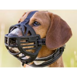 TRIXIE Muzzle Bozal Flex - Goma - Talla M/L - Negro