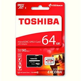 Toshiba Micro sd 64gb uhs-i c10 con adaptador Toshiba Micro sd 64gb uhs-i c10 con adaptador
