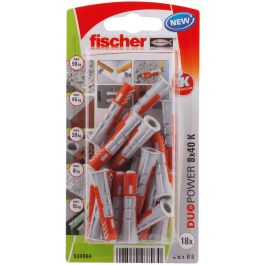 Tacos Fischer DuoPower 534994 8 x 40 mm Nailon (18 Unidades) Precio: 4.94999989. SKU: S7905782