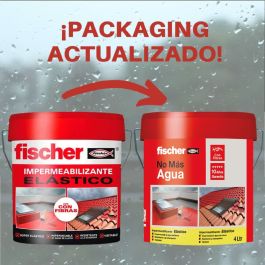 Impermeabilizante 4l gris con fibras 547158 fischer