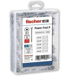 Caja de tornillos Fischer 220 Piezas Precio: 16.94999944. SKU: S7908454