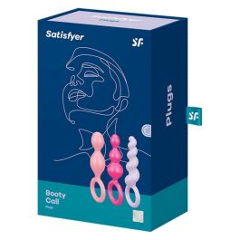 Set Erótico Plug Anal Satisfyer Booty Call Multicolor