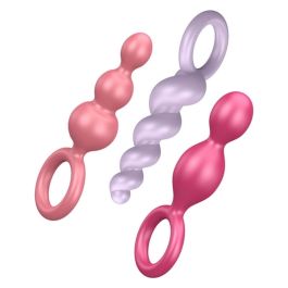 Set Erótico Plug Anal Satisfyer Booty Call Multicolor