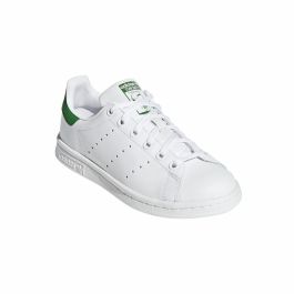 Zapatillas Deportivas Infantiles STAN SMITH J Adidas Originals Stan Smith Blanco Zapatillas Deportivas Infantiles STAN SMITH J Adidas Originals Stan Smith Blanco