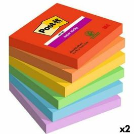 Notas Adhesivas Post-it Super Sticky Multicolor 6 Piezas 76 x 76 mm (2 Unidades) Precio: 26.94999967. SKU: S8426205