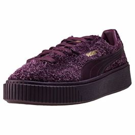 Zapatillas Deportivas Mujer Puma Suede Platform Eletal Púrpura