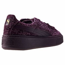 Zapatillas Deportivas Mujer Puma Suede Platform Eletal Púrpura