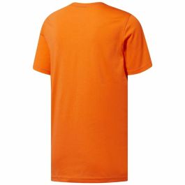 Camiseta de Manga Corta Hombre Reebok Sportswear Rebelz Naranja
