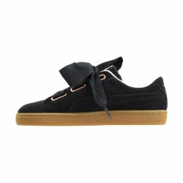 Zapatillas Deportivas Mujer Puma Basket Heart Corduroy Negro