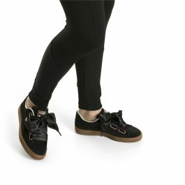 Zapatillas Deportivas Mujer Puma Basket Heart Corduroy Negro