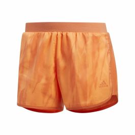 Pantalones Cortos Deportivos para Mujer Adidas M10 3" Naranja