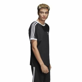Camiseta de Manga Corta Hombre Adidas 3 stripes Negro