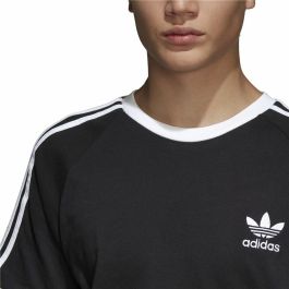 Camiseta de Manga Corta Hombre Adidas 3 stripes Negro